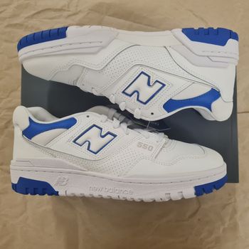 New balance 550 blanches et bleues 40,5