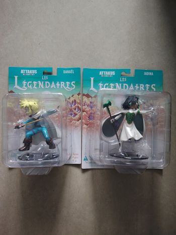 2 figurines les légendaires Danaël et Jadina du fabricant Attakus neuves sous blister