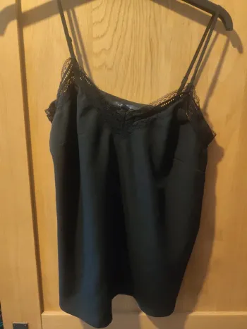 Débardeur noir Kiabi xs