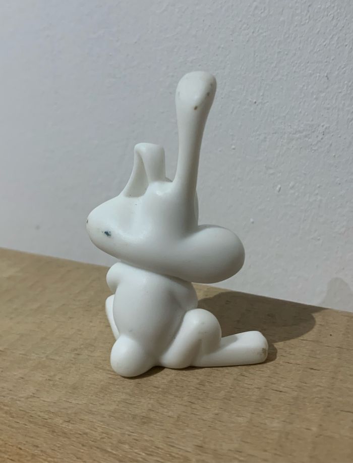 Figurine ancienne lapin blanc - photo numéro 5