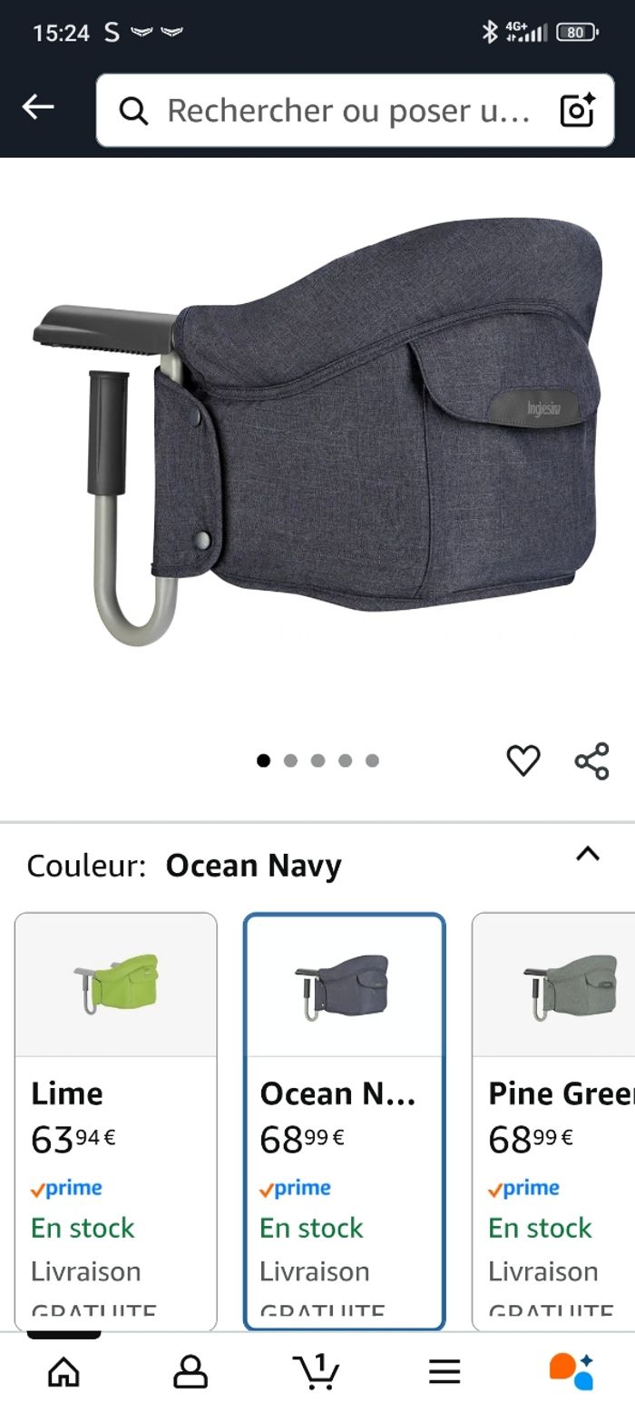 Siège de table pliable - photo numéro 5