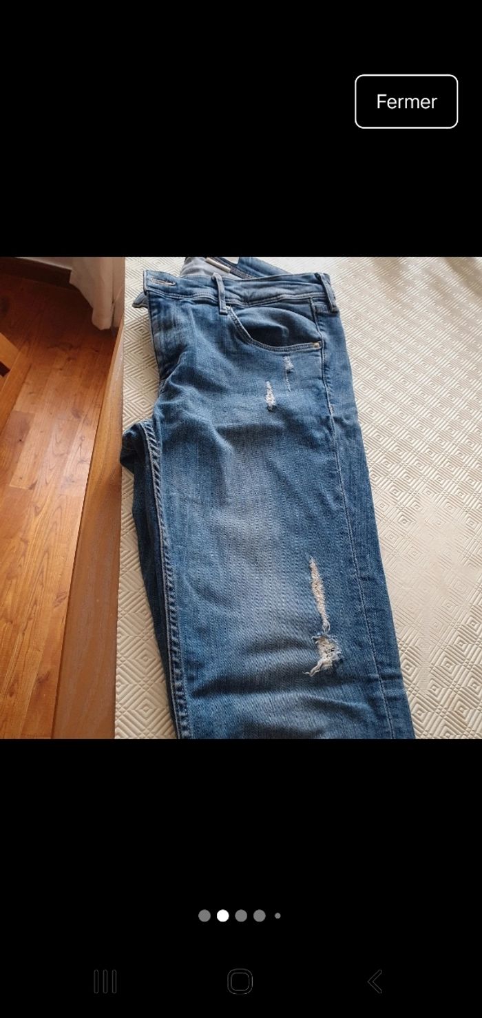 jeans troué femme neuf HM - photo numéro 2