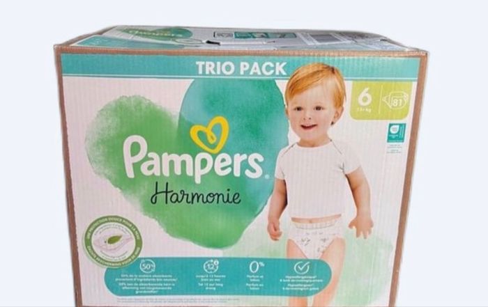 Couches Pampers harmonie taille 6