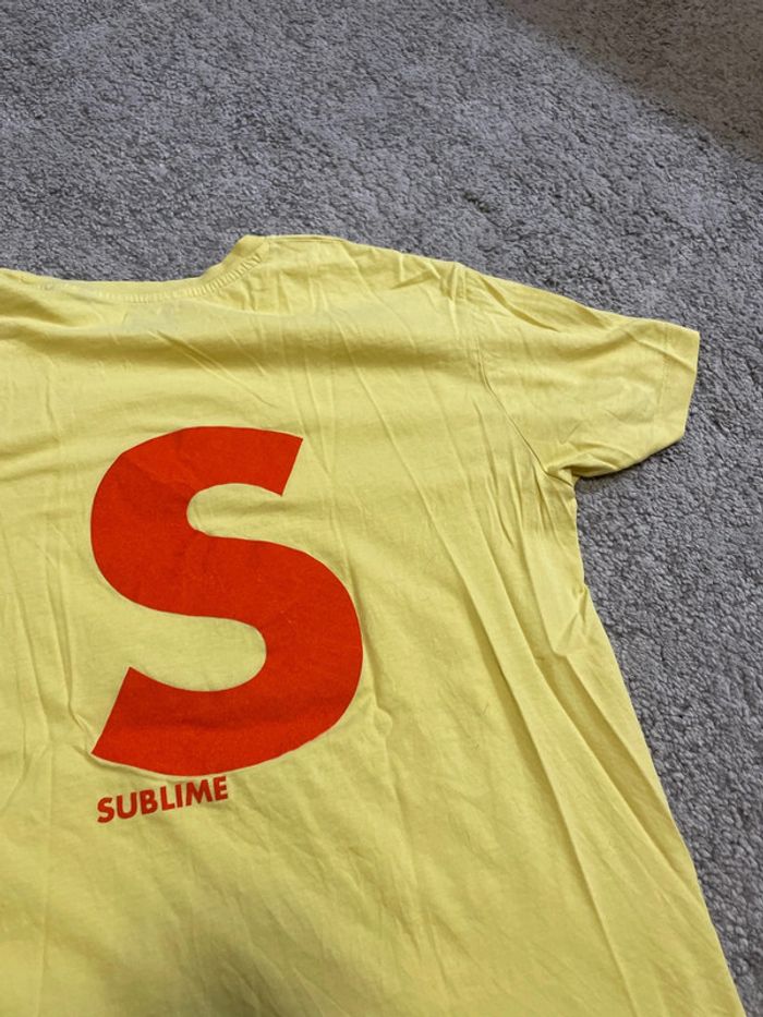 T shirt homme taille M coton jaune sublime LI Paris - photo numéro 9