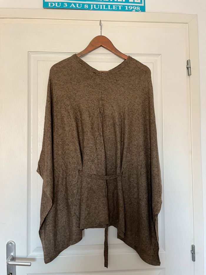 Poncho brun - Isabel Marant Étoile - photo numéro 2