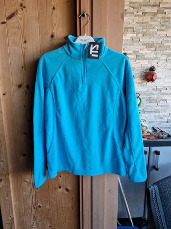 Pull polaire bleu clair ITS neuf avec étiquette _ taille M