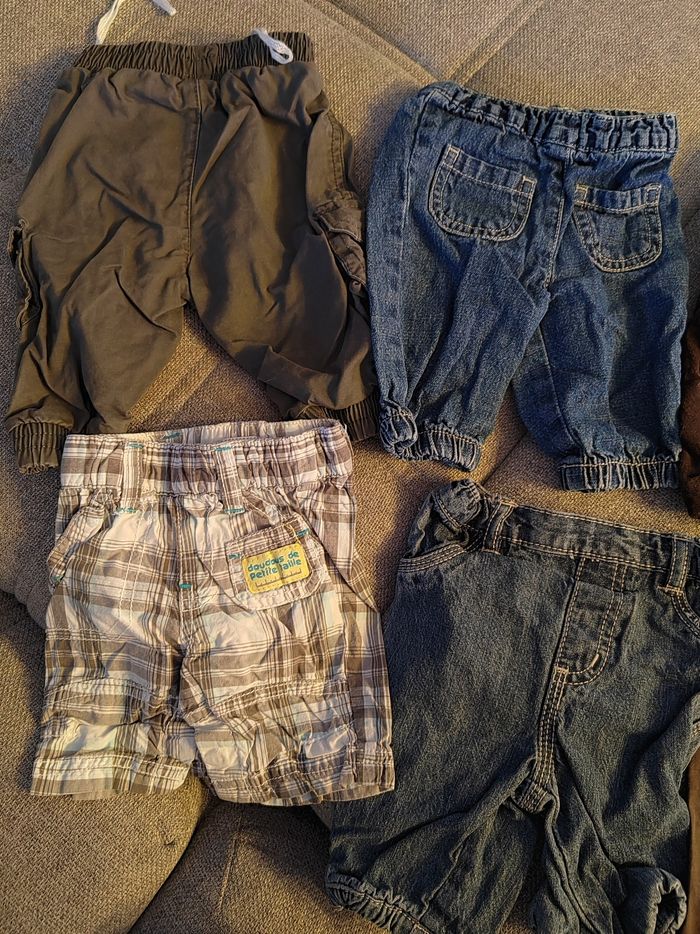 Lot shorts bébé 1 mois - photo numéro 2