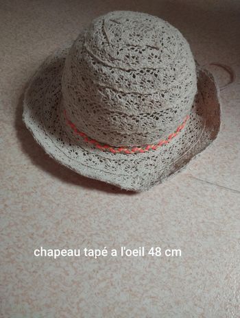 Chapeau tapé a l'oeil 48 cm