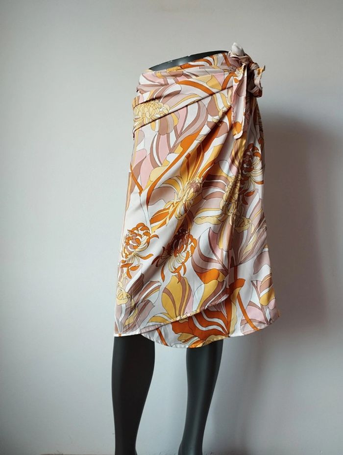 Jupe avec drapé Camaïeu taille 42