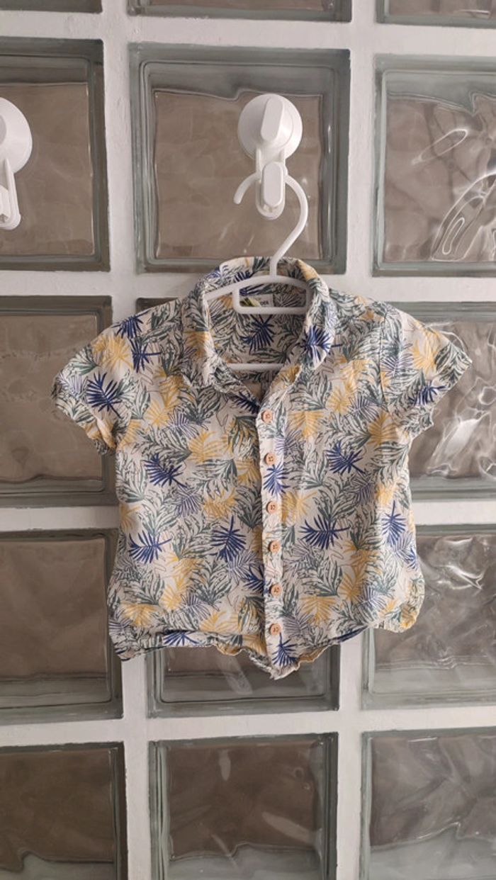 Chemise tape à l'oeil 18 mois
