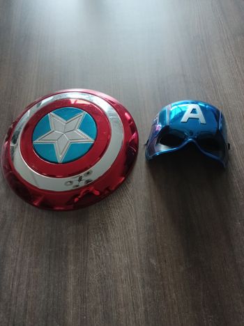 Masque Avengers et bouclier 