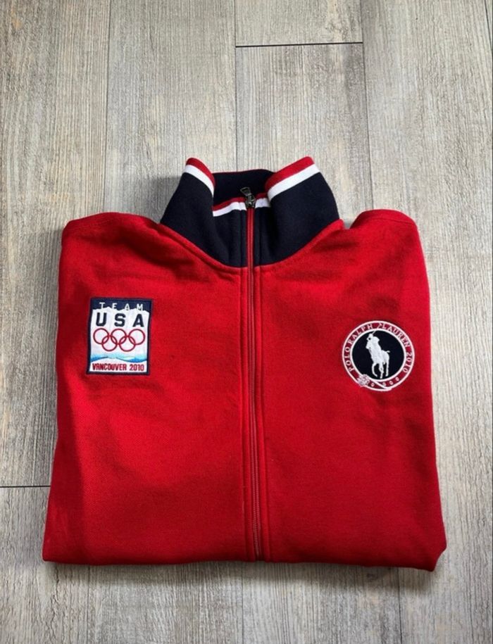 Ralph Lauren-Veste taille L-Rouge-Très bon état - photo numéro 10