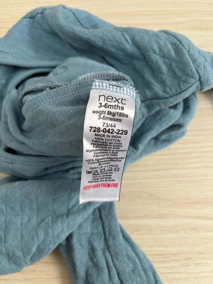 Pyjama next éléphant taille 3-6 mois - photo numéro 5