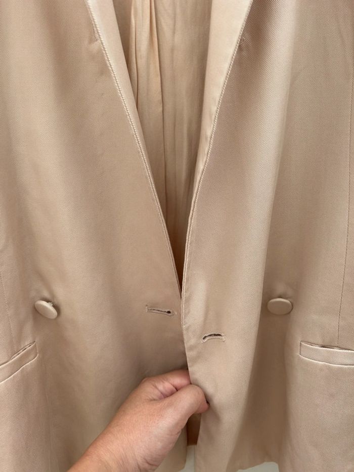 Veste blazer beige crème camaïeu taille 36 neuve - photo numéro 4
