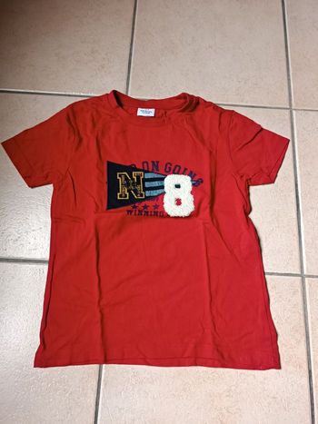 Tee shirt rouge Tape à l'oeil 5 ans