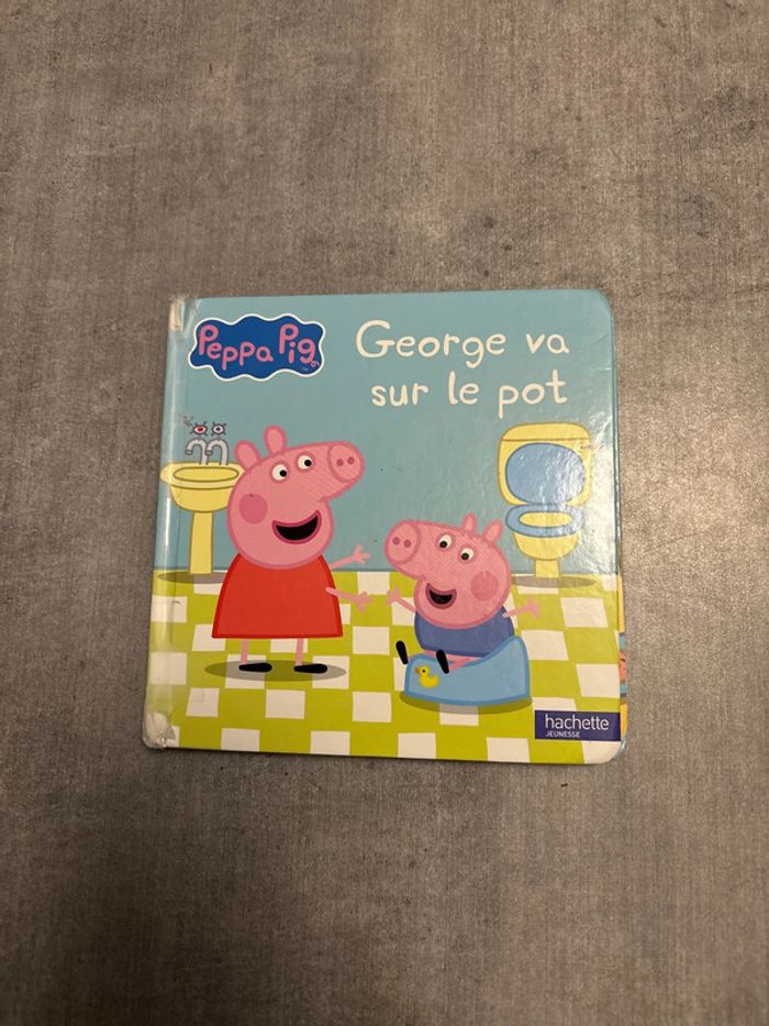 Livre Peppa Pig, George va sur le pot