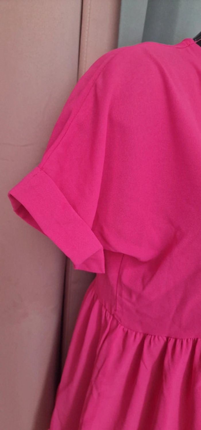 Robe rose manches courtes - photo numéro 2
