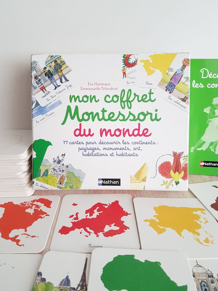 Mon coffret Montessori du monde Nathan - photo numéro 1