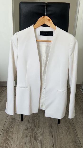 Blazer Zara blanc