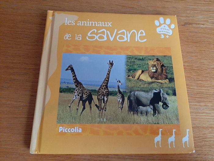 Livre Les animaux de la savane