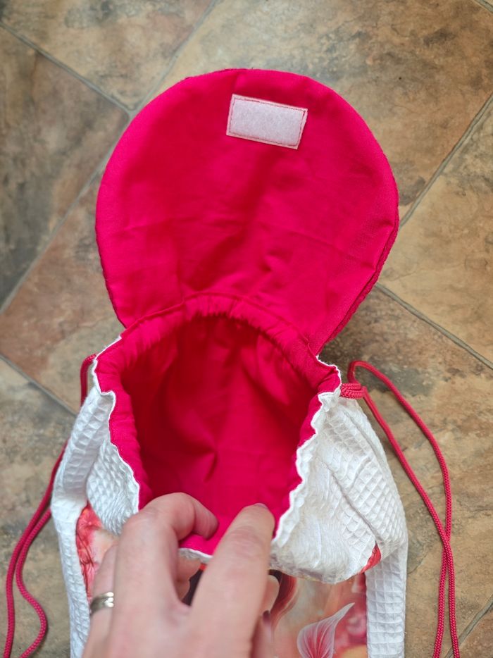 Sac à dos pochon enfant fille thème sirène neuf - photo numéro 3