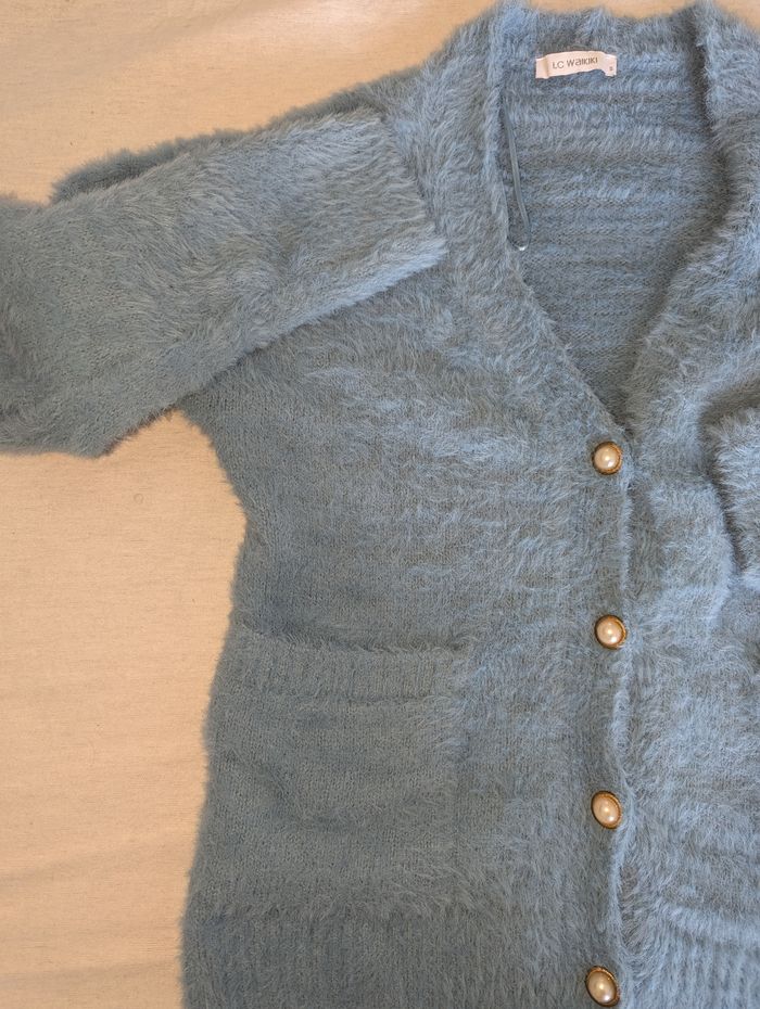 Gilet LC waikiki taille S cardigans bleu ciel - photo numéro 3