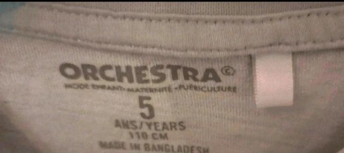 T-shirt garçon Orchestra 5 ans - photo numéro 3