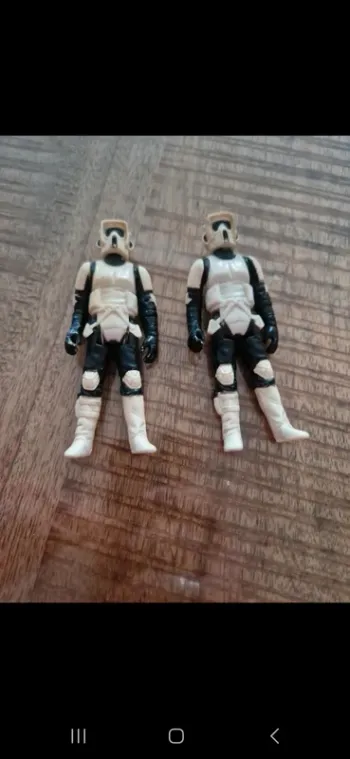 figurines biker scoot star wars Kenner 1983