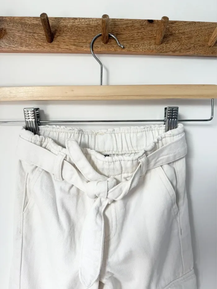 Pantalon cargo écru Kiabi - photo numéro 2