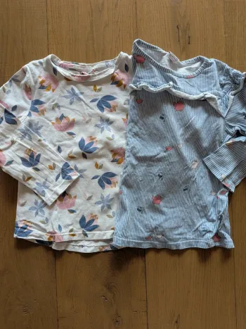 Lot de 2 tee shirts de pyjama tape à l'oeil