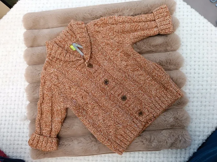 🔸Gilet Manches Longues Marron Orchestra Baby Boy 6 Mois🔸 - photo numéro 2