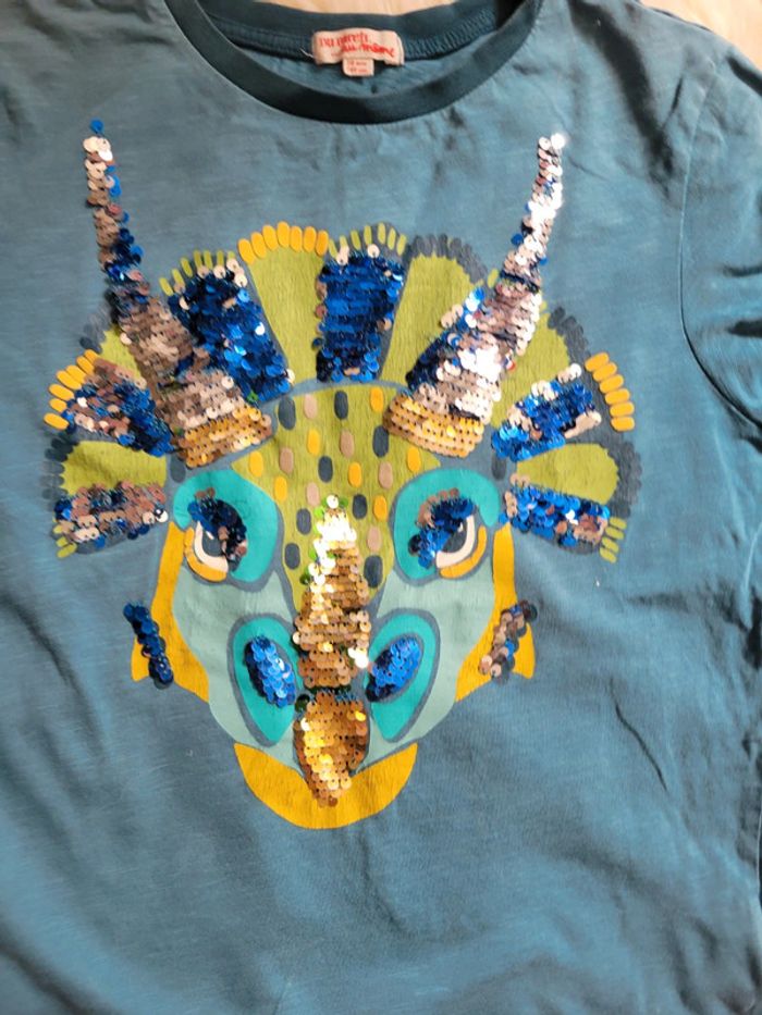 Tee-shirt 10ans dinosaure - photo numéro 3