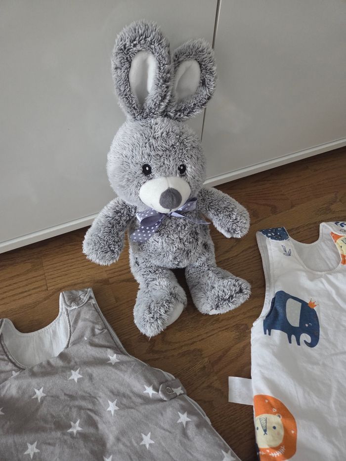 Lot de 2 gigoteuses chaudes hiver en coton épais 3/6 mois