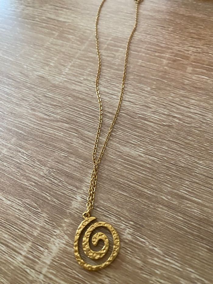 Collier  spirale en acier inoxydable - photo numéro 3