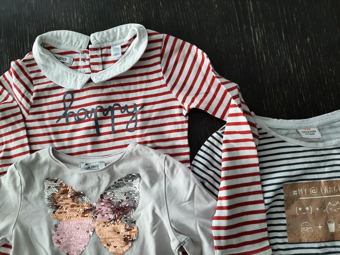 Lot 3 t shirt manches longues 5 ans - photo numéro 2