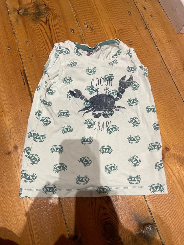 Débardeur crabe 4 ans
