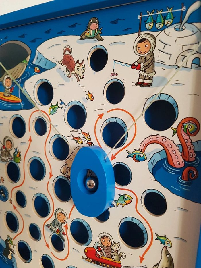 Zigzag sur la banquise jeu d'adresse en bois Fnac éveil et jeux - photo numéro 14