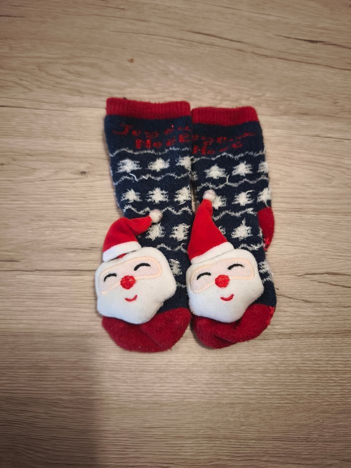 Chaussettes antidérapantes 18/24 mois père Noël - photo numéro 2