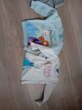 Pull reine des neiges 4 5 ans