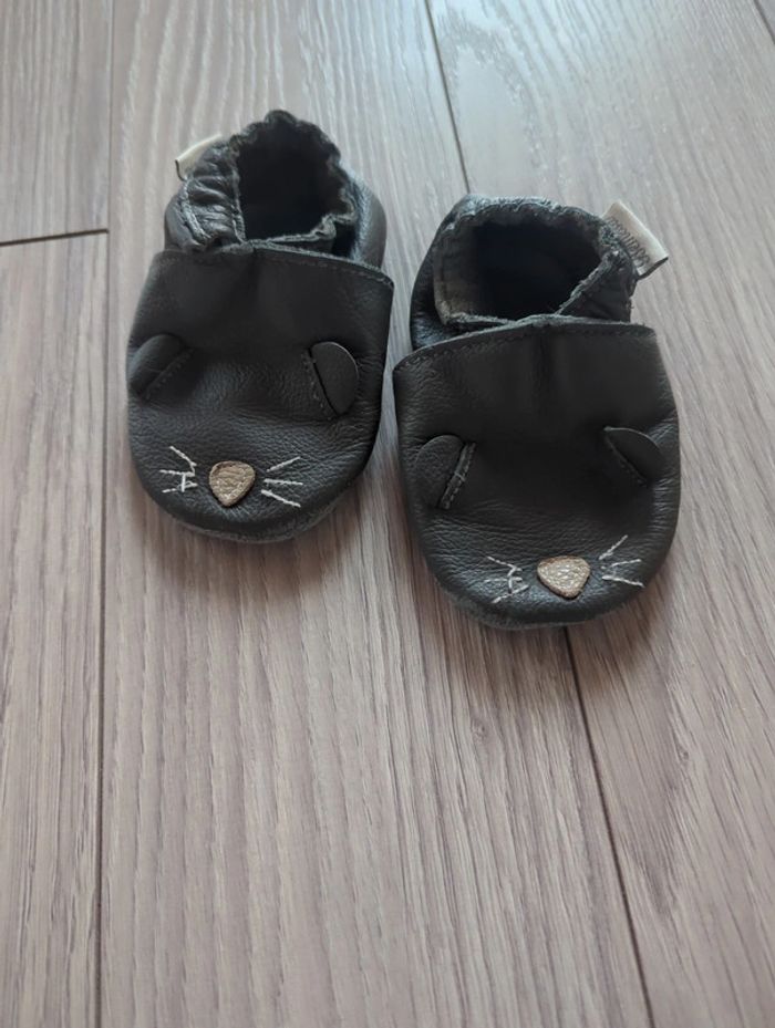 Chaussons souples 0-6 mois
