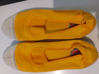 ballerine élastique bensimon orange 38