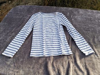 tee shirt manche longue marinière