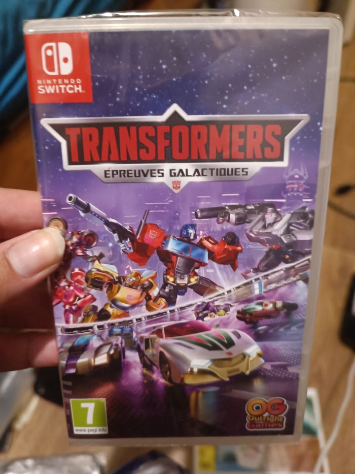 Jeu Nintendo switch transformers épreuve galactique épreuves galactiques AB prix ferme