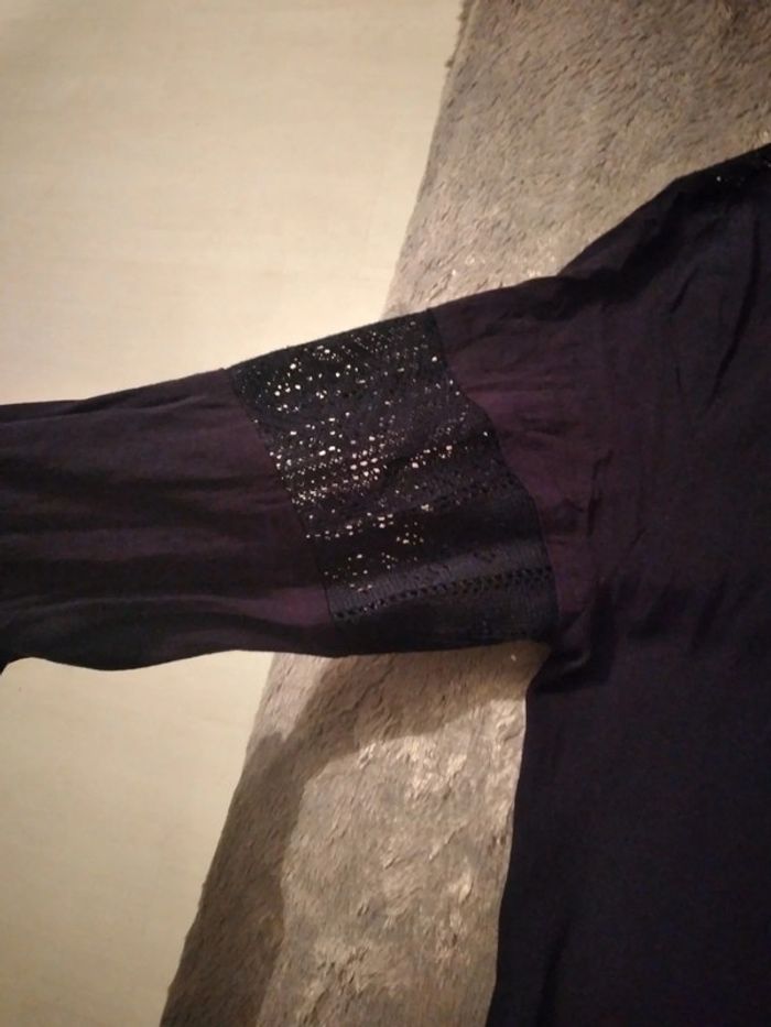 Tunique bleu marine mi longue - photo numéro 4