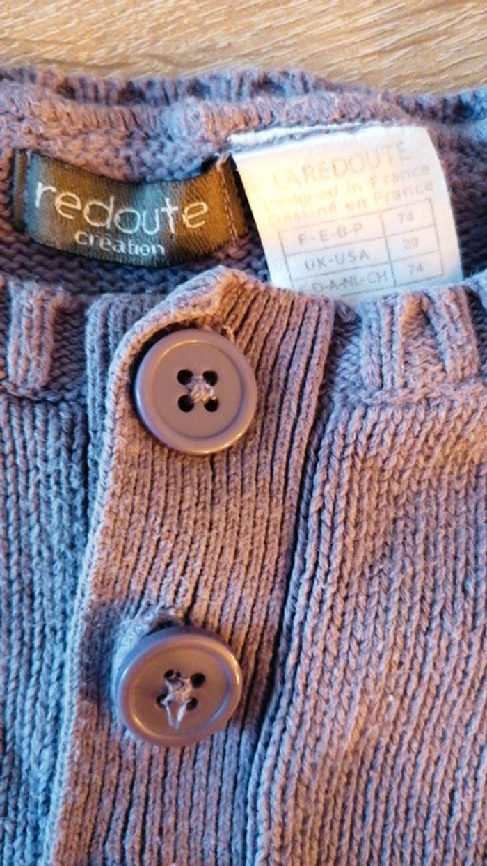 Pull sans manches 9mois la redoute création - photo numéro 2