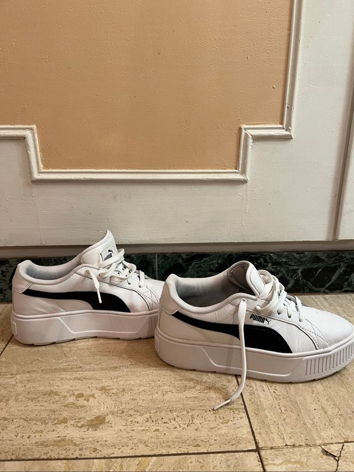 Basket blanche plate forme puma - photo numéro 7