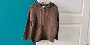 Gilet zippé à capuche