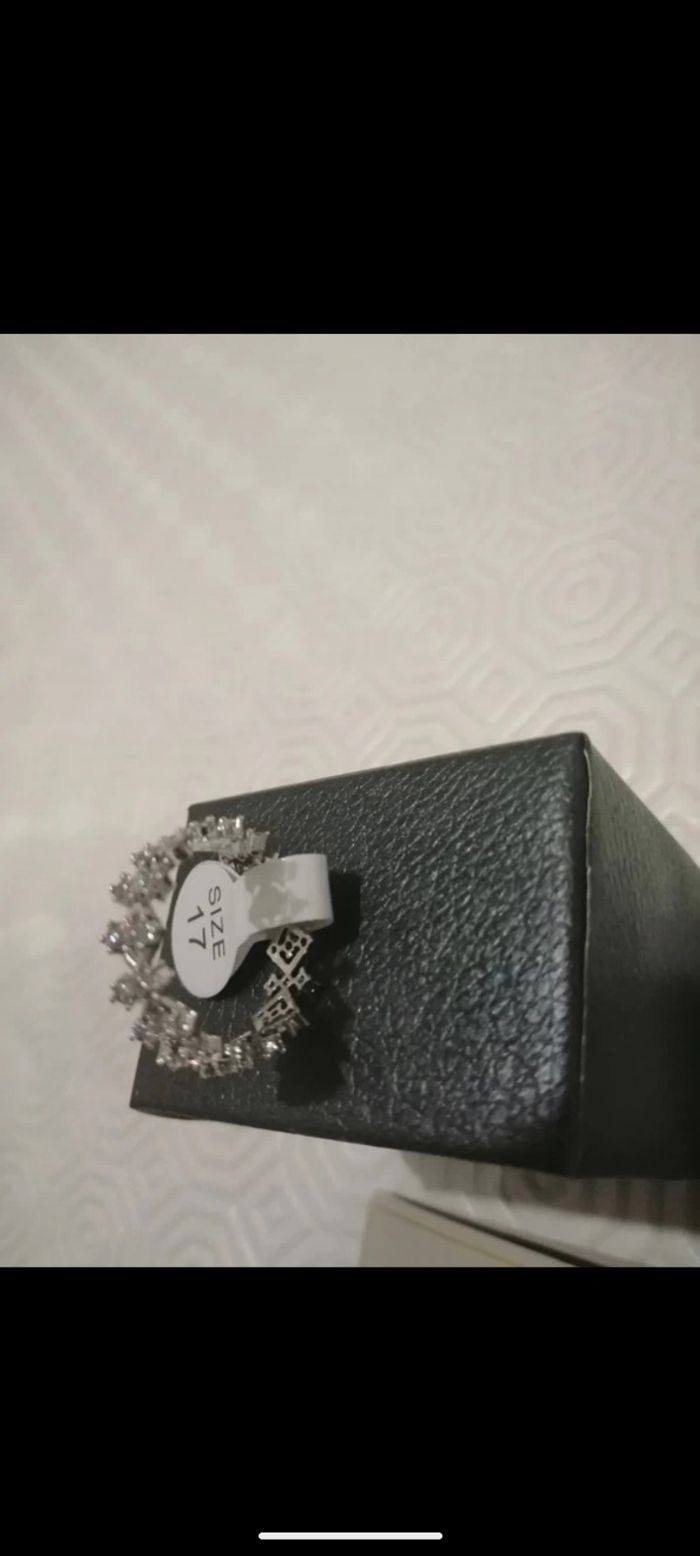 Magnifique bague Gioyes métal argenté flocon de neige. Taille 17 mm - photo numéro 3