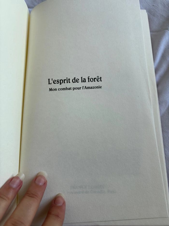 Livre L’Esprit de la forêt – Témoignage Amazonie – France Loisirs – Écologie et spiritualité - photo numéro 8
