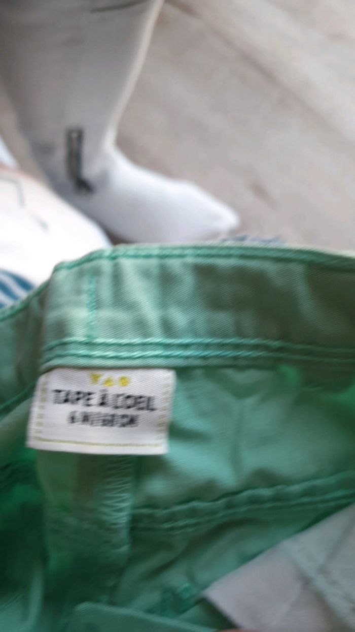 Pantalon leger vert menthe 6m - photo numéro 3